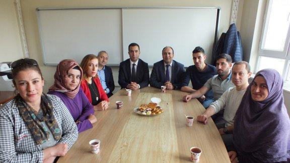  İlçe Milli Eğitim Müdürü Mücahit GÜL Yenikarahisar Mehmet Ali Demet İlkokulu/Ortaokuluna Ziyareti