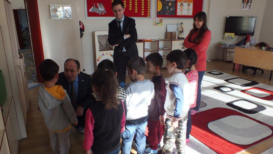 İlçe Milli Eğitim Müdürümüz Mücahit Gül Ulaş Anaokulunu ziyaret etti..