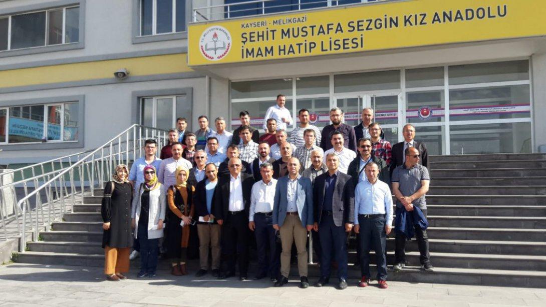 YÖGEP Kapsamında İmam Hatip Lisesi Yöneticilerimiz Kayseri'de İncelemelerde Bulundu.